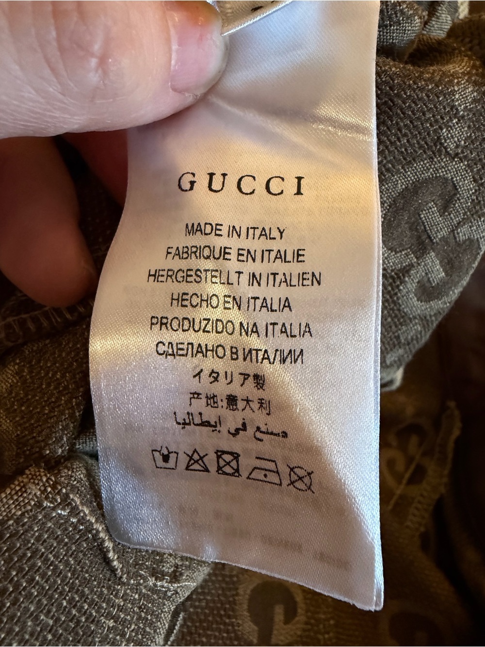 Gucci Beige GG Monogram Sleeveless Romper with Green-Red Web Belt - Picture 13 of 13